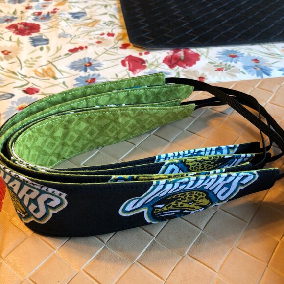 Reversible Jackson Jaguars Headbands by Sheila Bee Designs - Picture 2 of 6